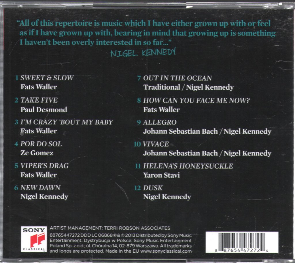 Nigel Kennedy - Recital - Cd
