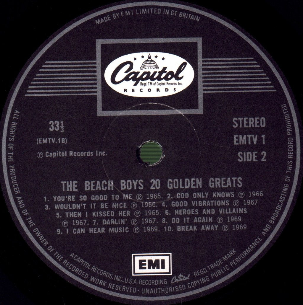 Beach Boys - 20 Golden Greats - Lp