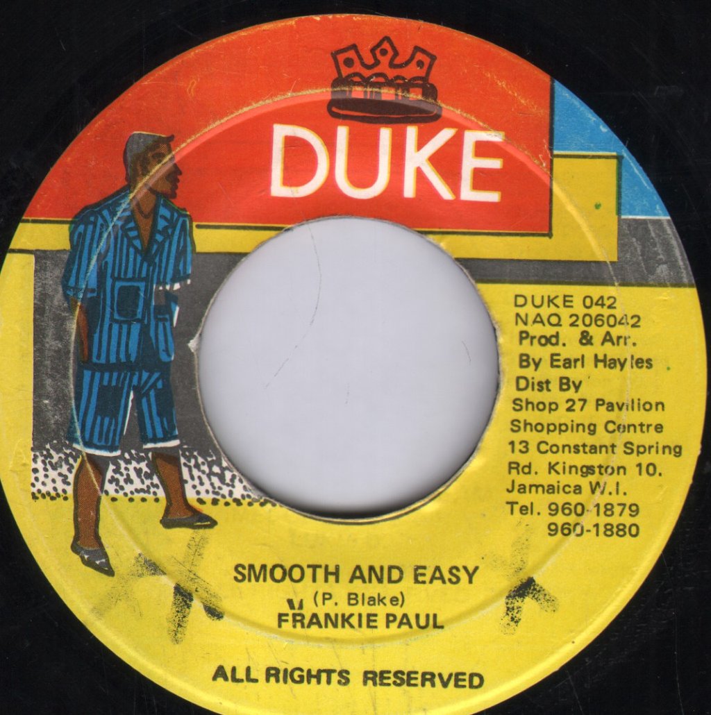Frankie Paul - Smooth And Easy - 7 Inch