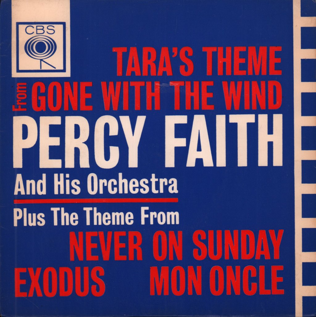 Percy Faith And His Orchestra - Tara's Theme From Gone With The Wind And Other Themes - 7 Inch