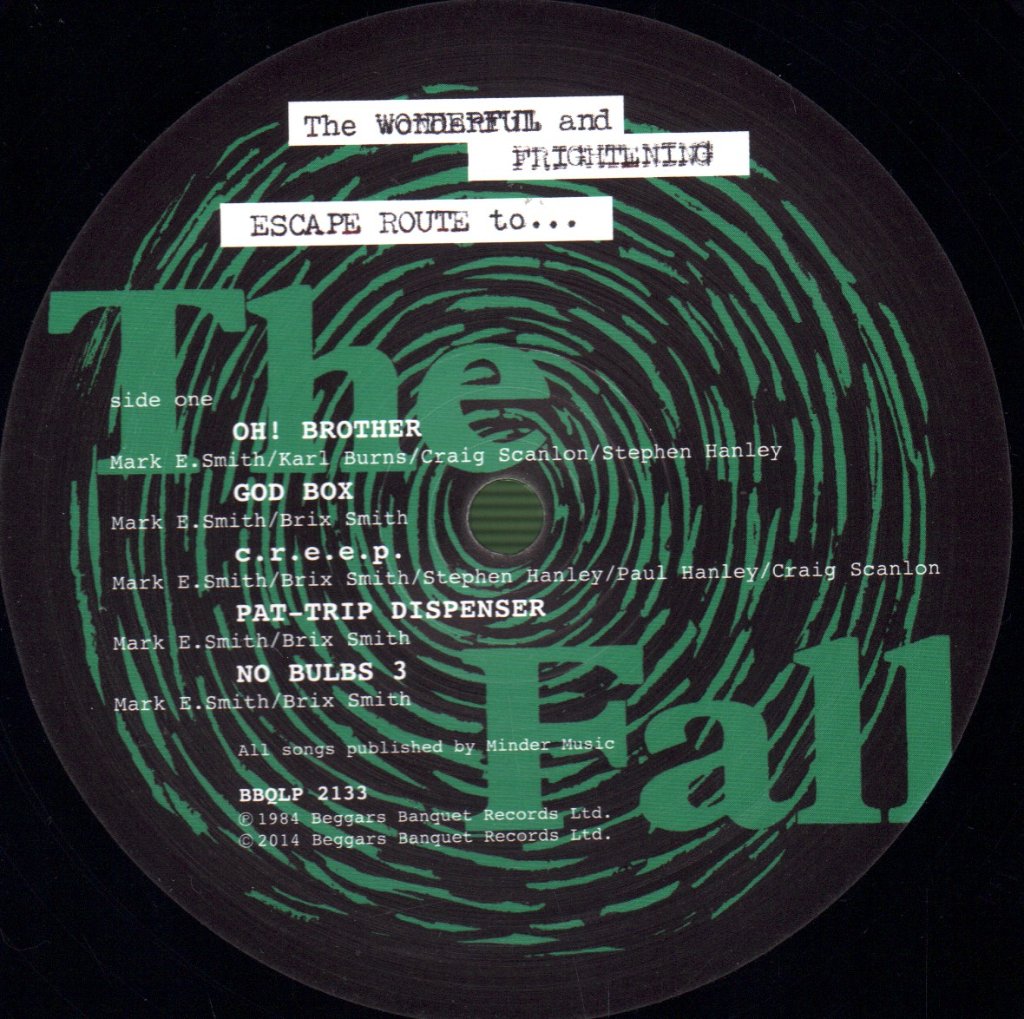 Fall - Wonderful And Frightening Escape Route To... - Lp