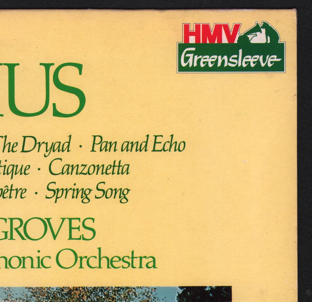 Sir Charles Groves / Royal Liverpool Philharmonic Orchestra - Lighter Sibelius - Lp