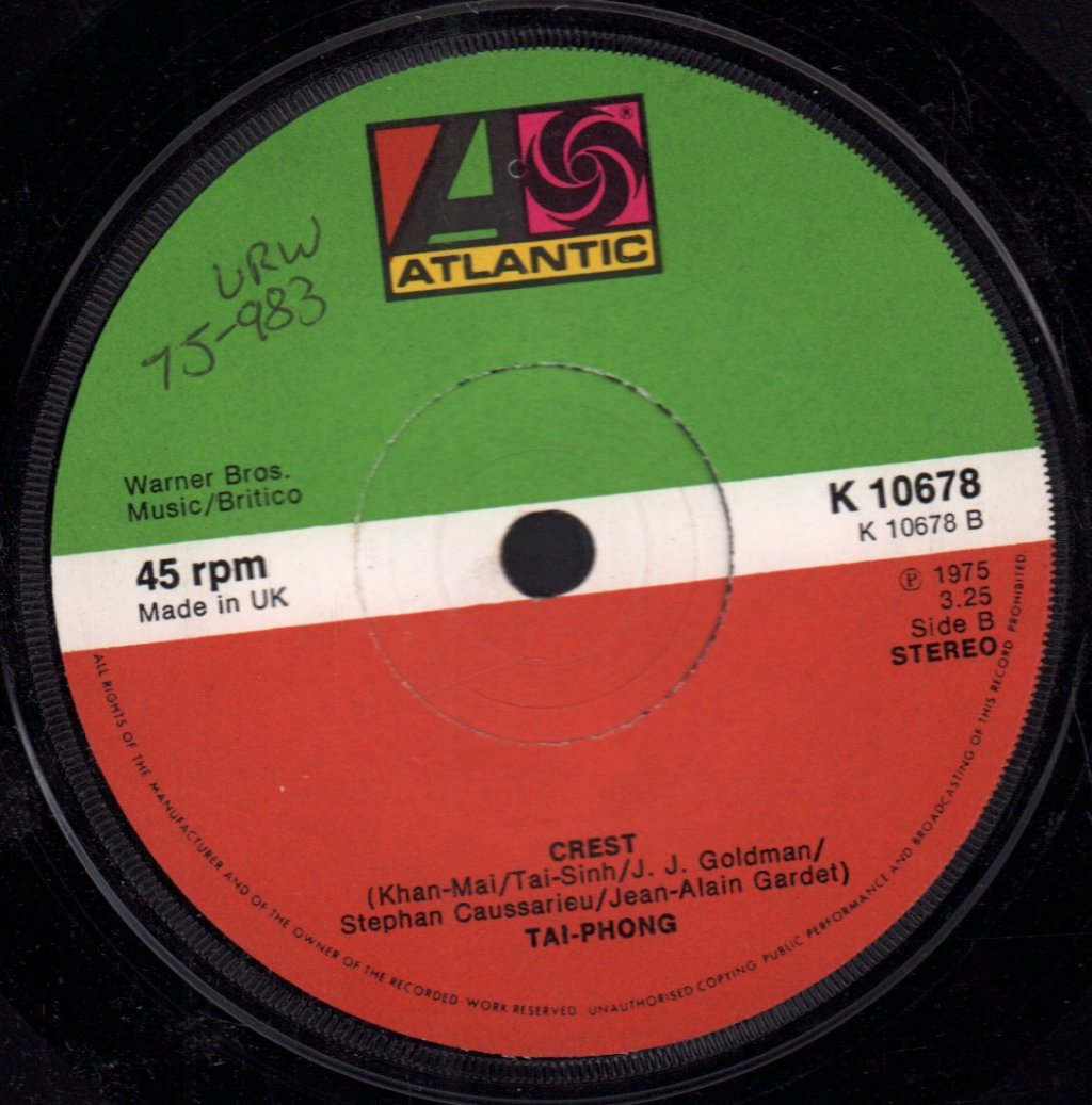 Tai-Phong - Sister Jane - 7 Inch