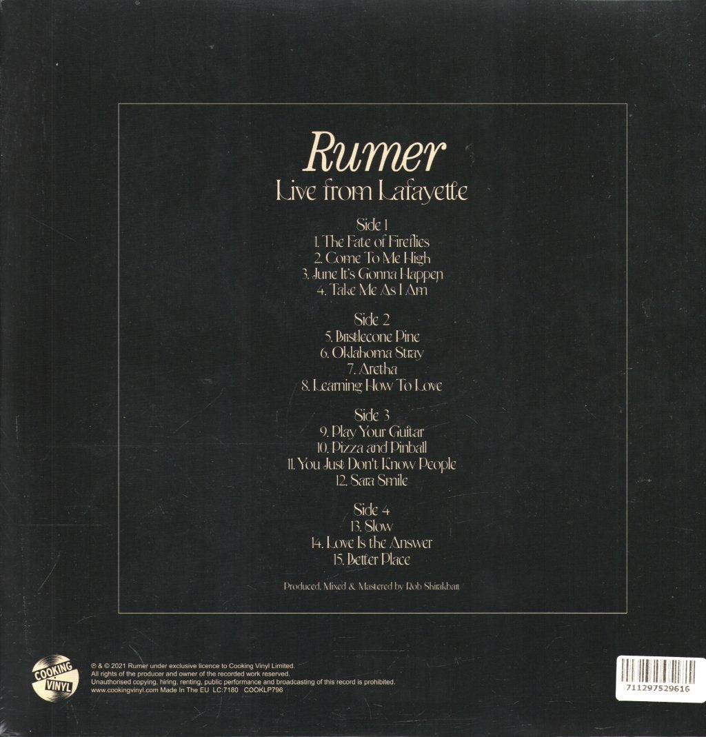 Rumer - Live From Lafayette - Double Lp