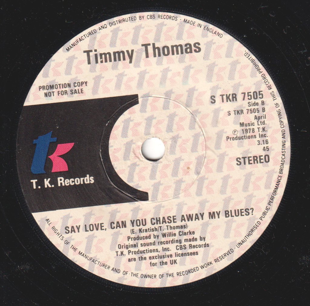 Timmy Thomas - Freak In Freak Out - 7 Inch