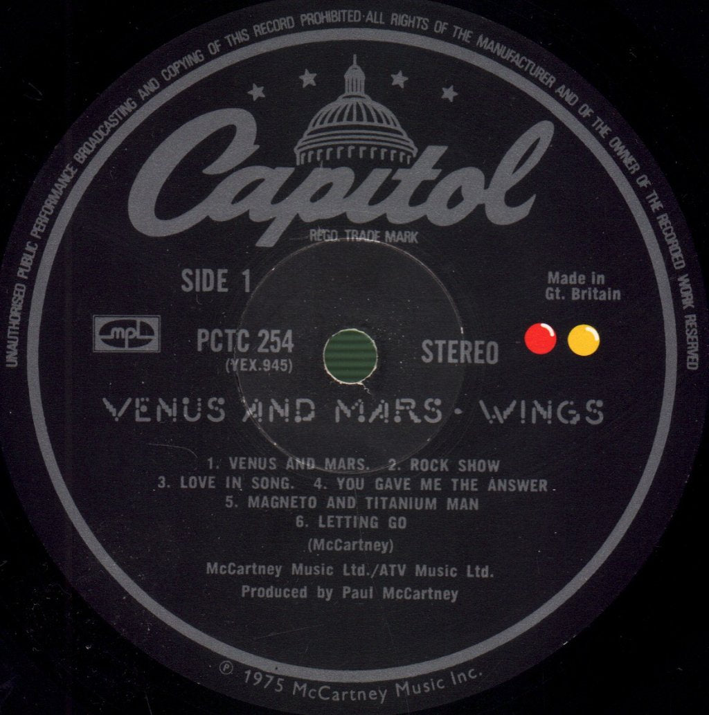 Wings - Venus And Mars - Lp