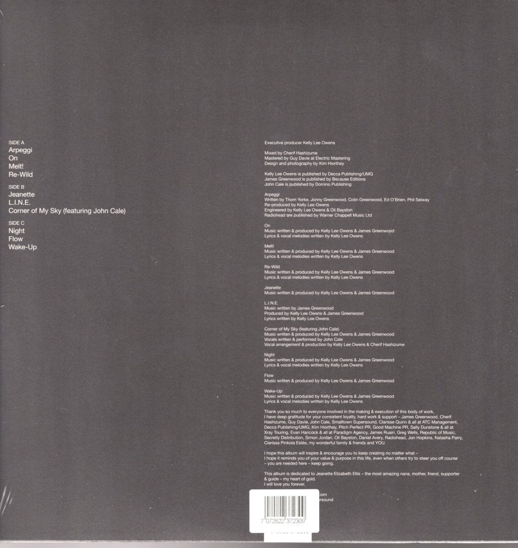 Kelly Lee Owens - Inner Song - Double Lp