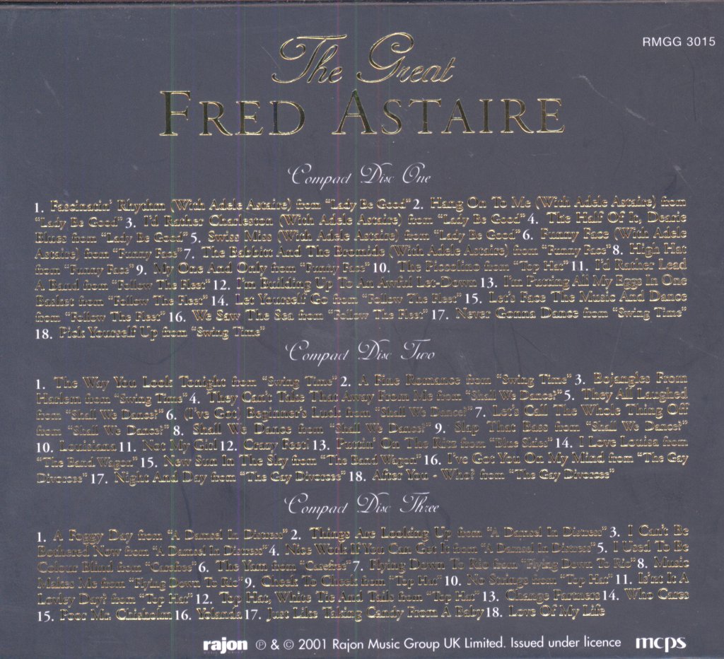 Fred Astaire - Great Fred Astaire - Cd Set