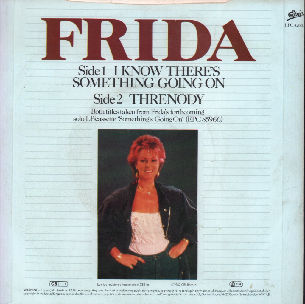 Frida - I Know There's Something Going On - 7 Inch