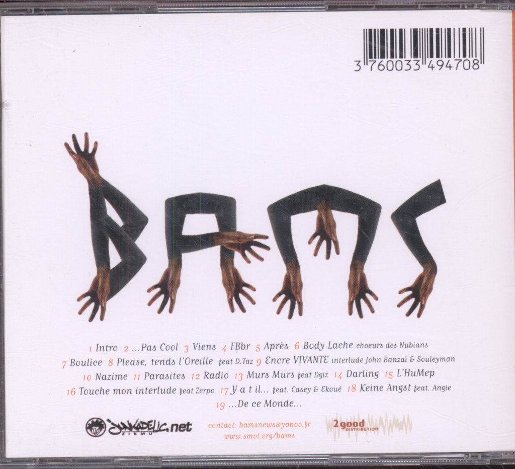 Bams - De Ce Monde... - Cd