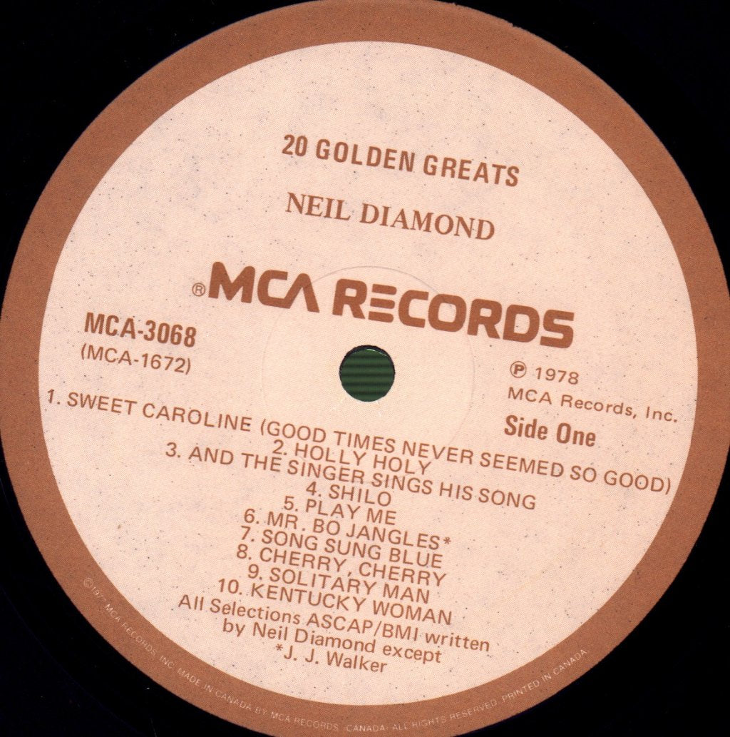 Neil Diamond - 20 Golden Greats - Lp