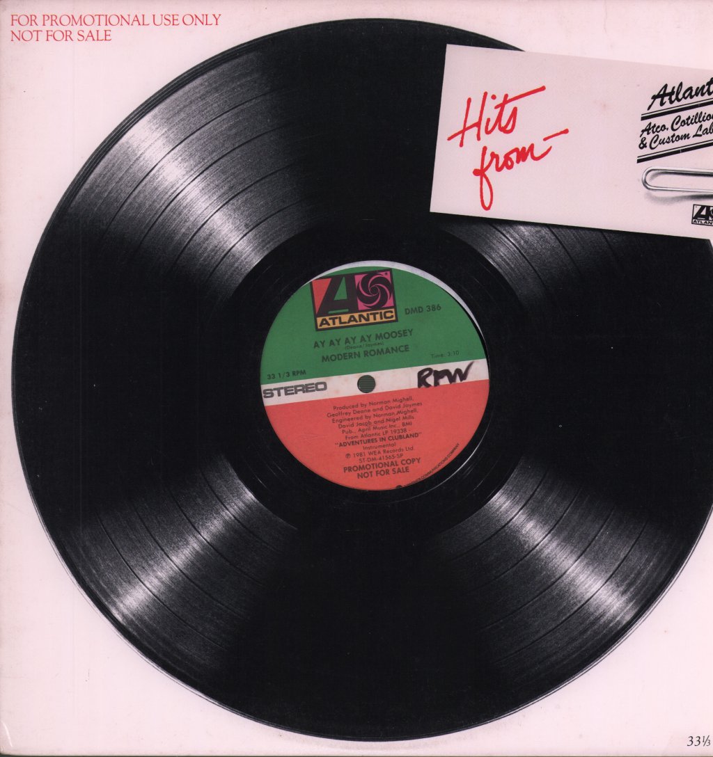 Modern Romance - Best Years Of Our Lives / AY AY AY AY Moosey - 12 Inch