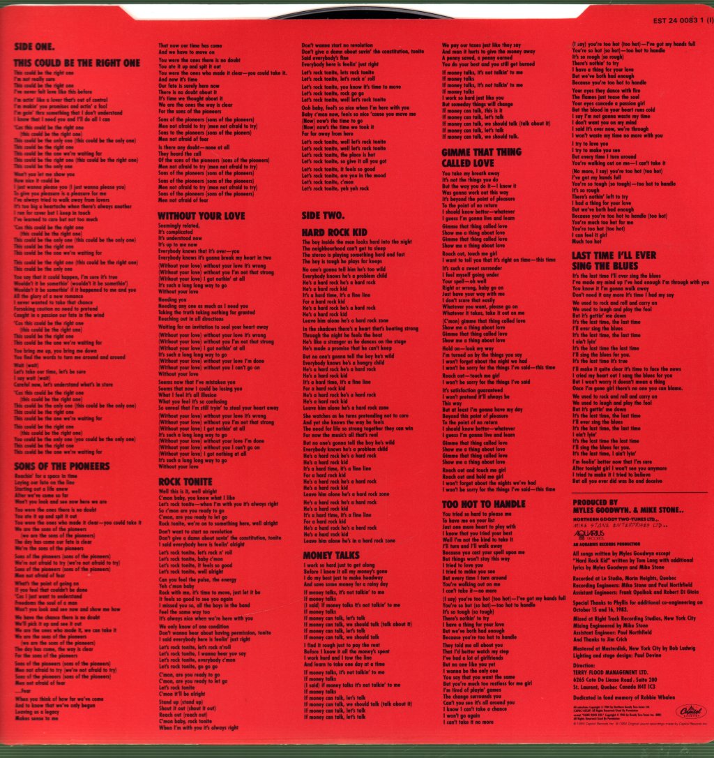 April Wine - Animal Grace - Lp