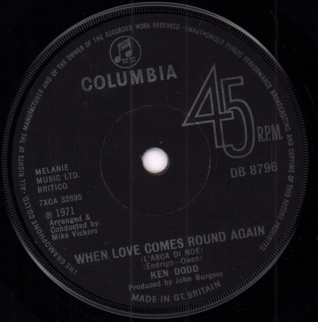 Ken Dodd - When Love Comes Round Again - 7 Inch