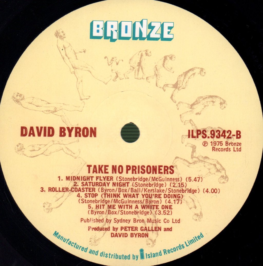 David Byron - Take No Prisoners - Lp