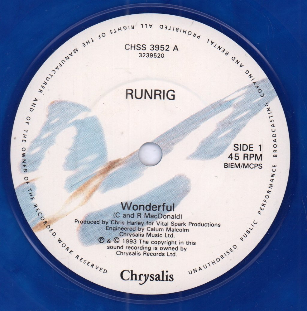 Runrig - Wonderful - 7 Inch