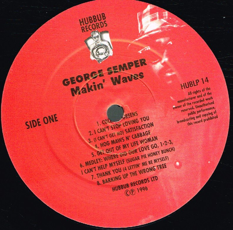 George Semper - Makin' Waves - Lp