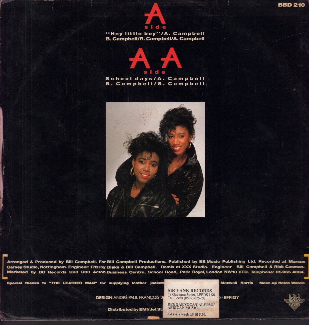 Ann & Sonia - Hey Little Boy / School Days - 12 Inch