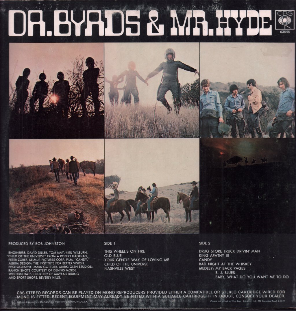 Byrds - Dr Byrds And Mr Hyde - Lp