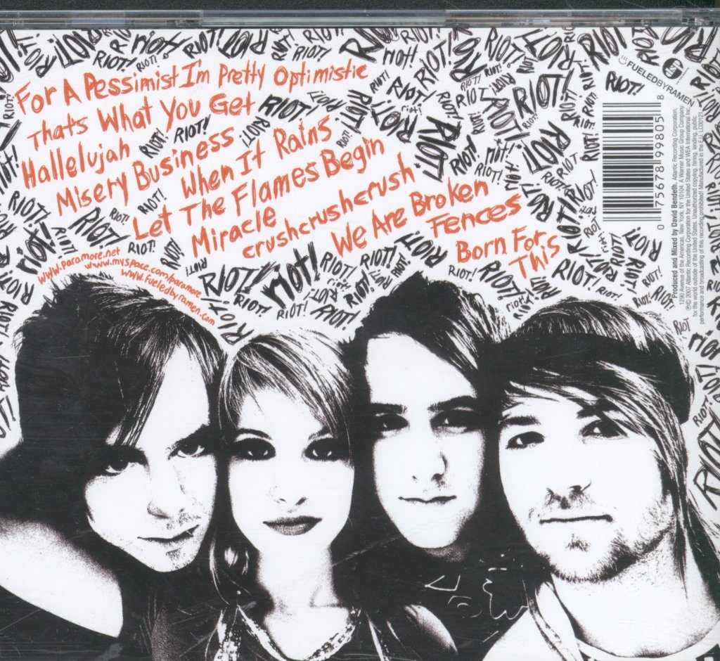 Paramore - Riot - Cd