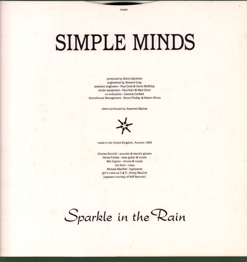 Simple Minds - Sparkle In The Rain - Lp