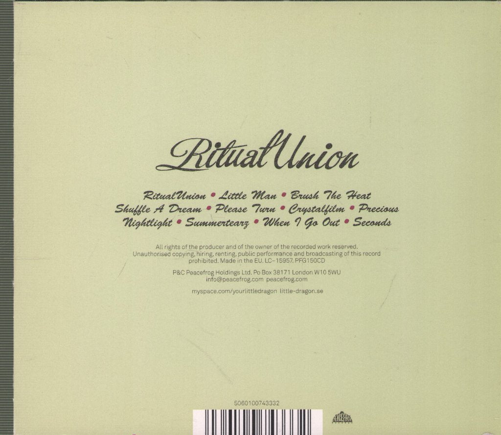 Little Dragon - Ritual Union - Cd
