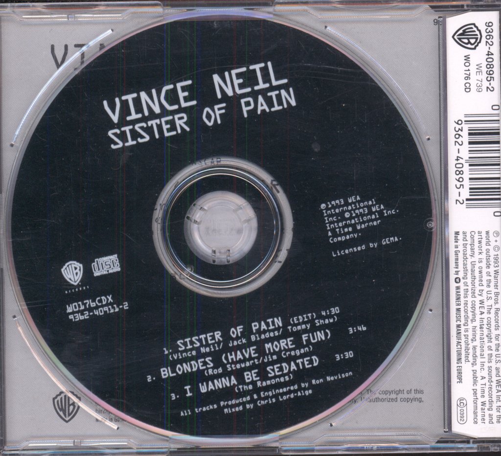 Vince Neil - Sister Of Pain - Cd