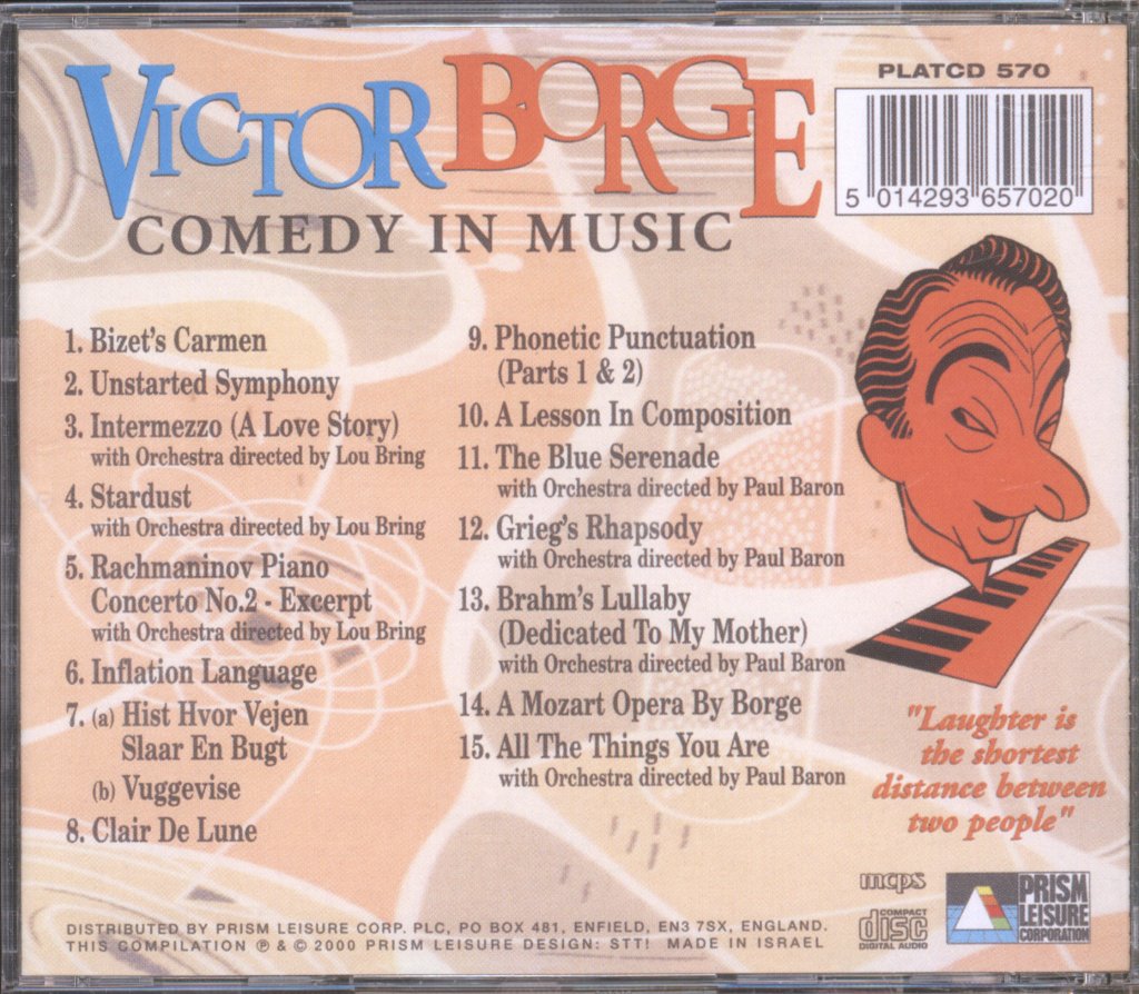 Victor Borge - Comedy In Music - Cd