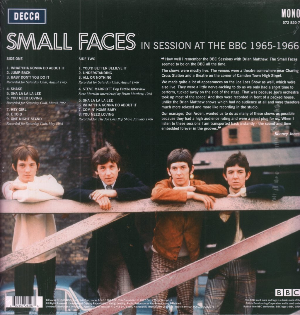 Small Faces - In Session At The Bbc 1965-1966 - Lp