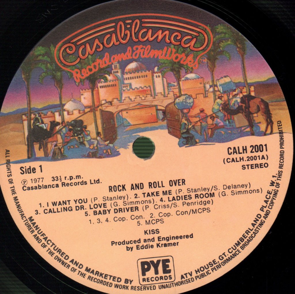 Kiss - Rock And Roll Over - Lp