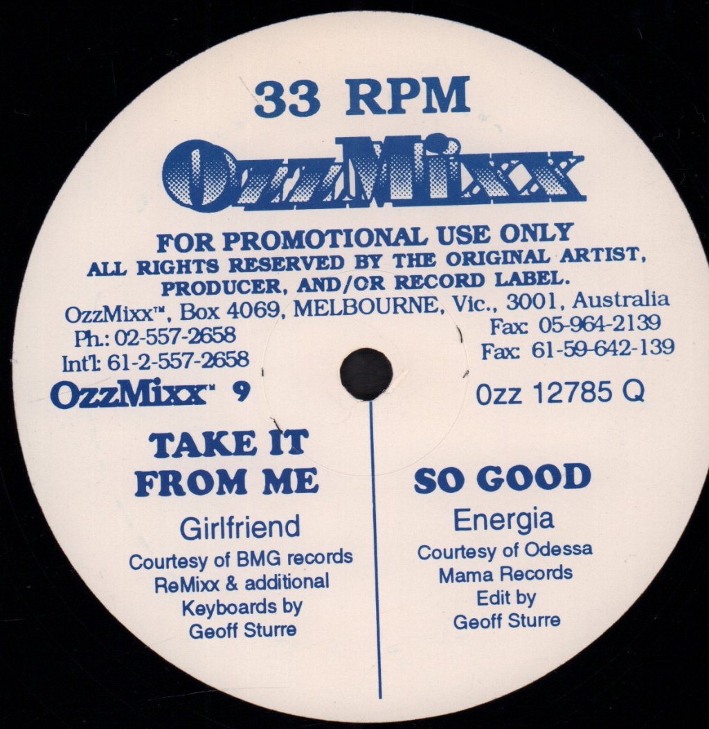 Various Artists - OzzMixx 9 - 12 Inch