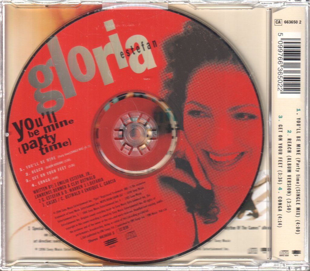 Gloria Estefan - You'll Be Mine (Party Time) - Cd