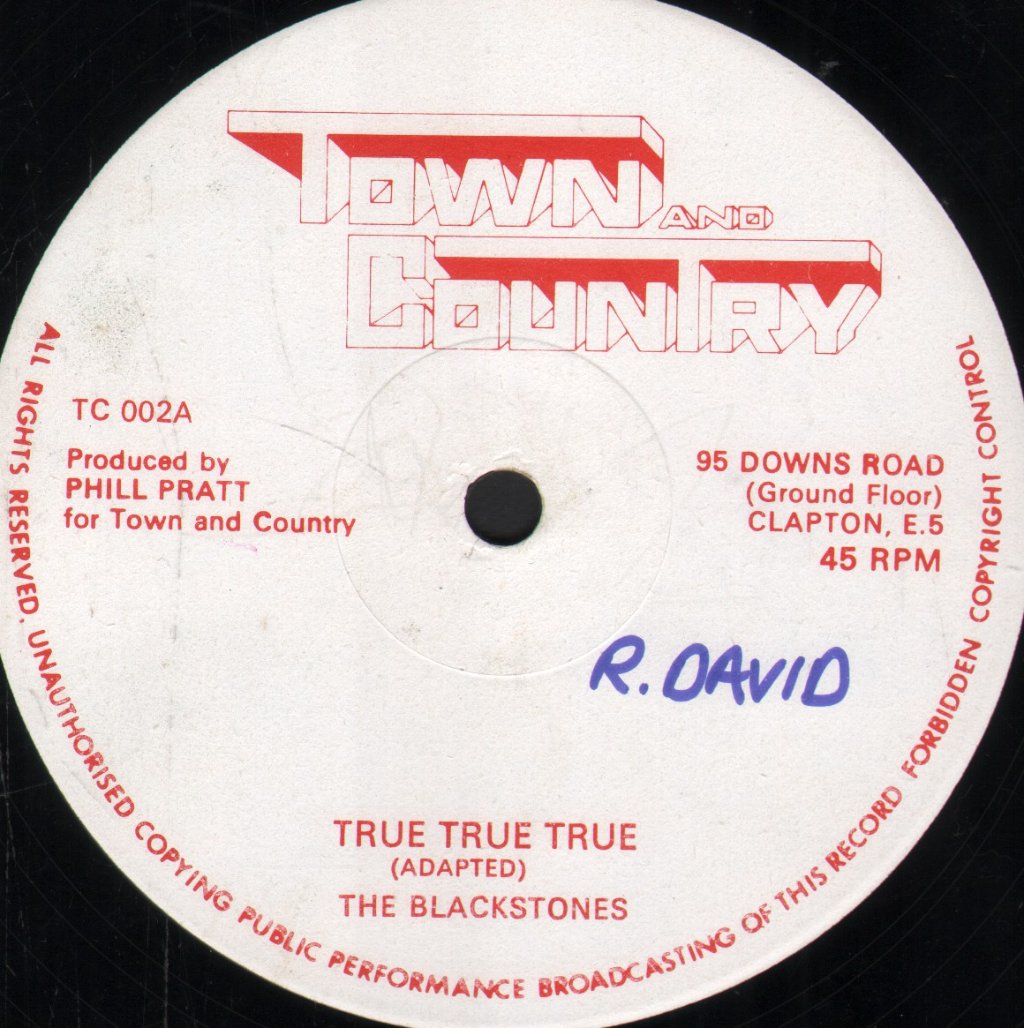Blackstones - True True True - 12 Inch