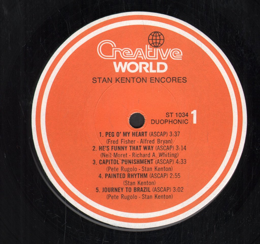 Stan Kenton And His Orchestra - Encores - Lp
