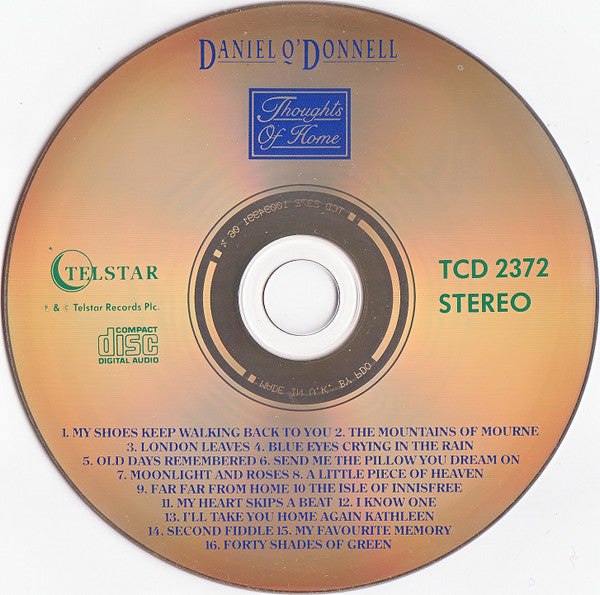 Daniel O'donnell - Thoughts Of Home - Cd