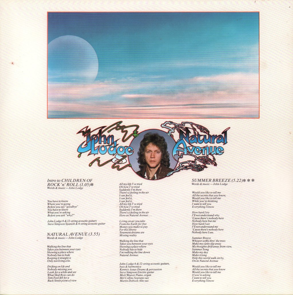 John Lodge - Natural Avenue - Lp