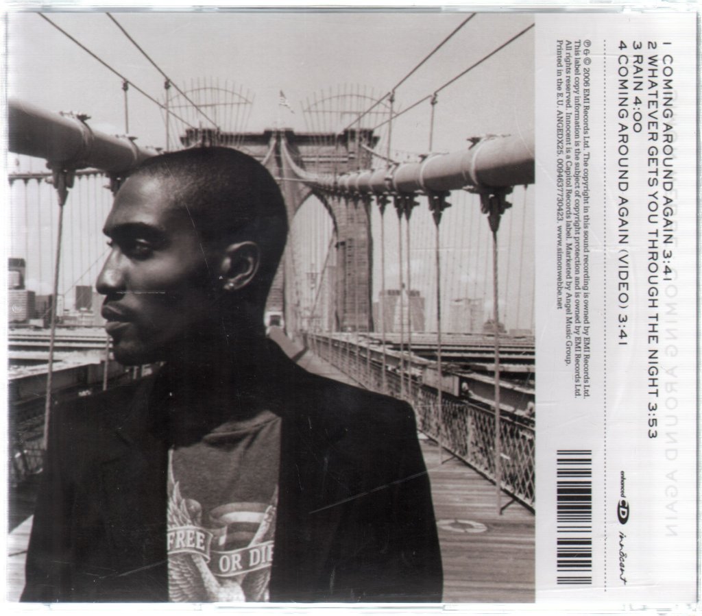 Simon Webbe - Coming Around Again - Cd