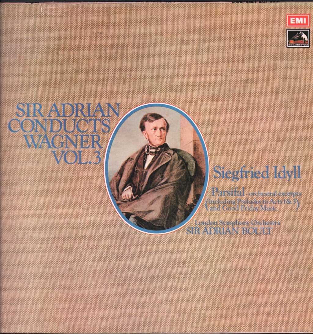 Sir Adrian Boult / London Symphony Orchestra - Sir Adrian Conducts Wagner Vol. 3 - Siegfried Idyll - Lp