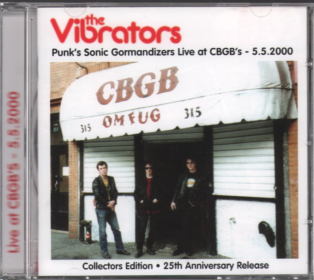 Vibrators - Punk's Sonic Gormandizers Live At CBGB's -5.5.2000 - Cd