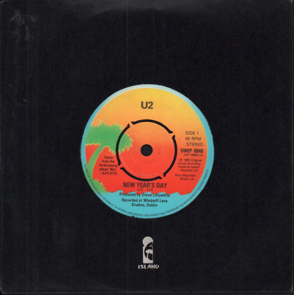 U2 - New Years Day - Double 7 Inch