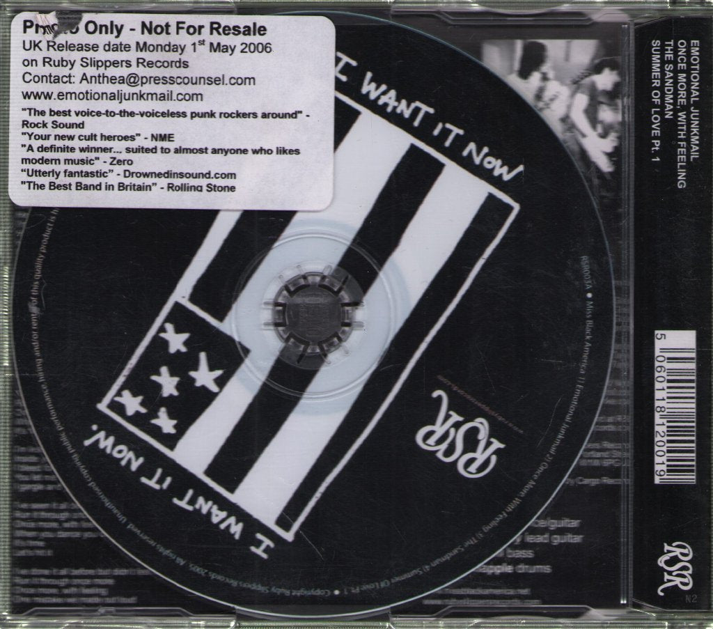 Miss Black America - Emotional Junkmail - Cd