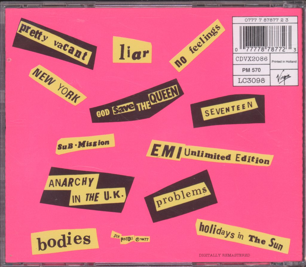 Sex Pistols - Never Mind The Bollocks Here's The Sex Pistols - Cd