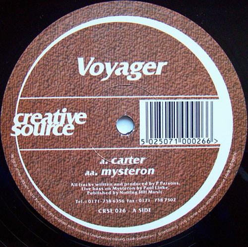 Voyager (Drum And Bass) - Carter / Mysteron - 12 Inch