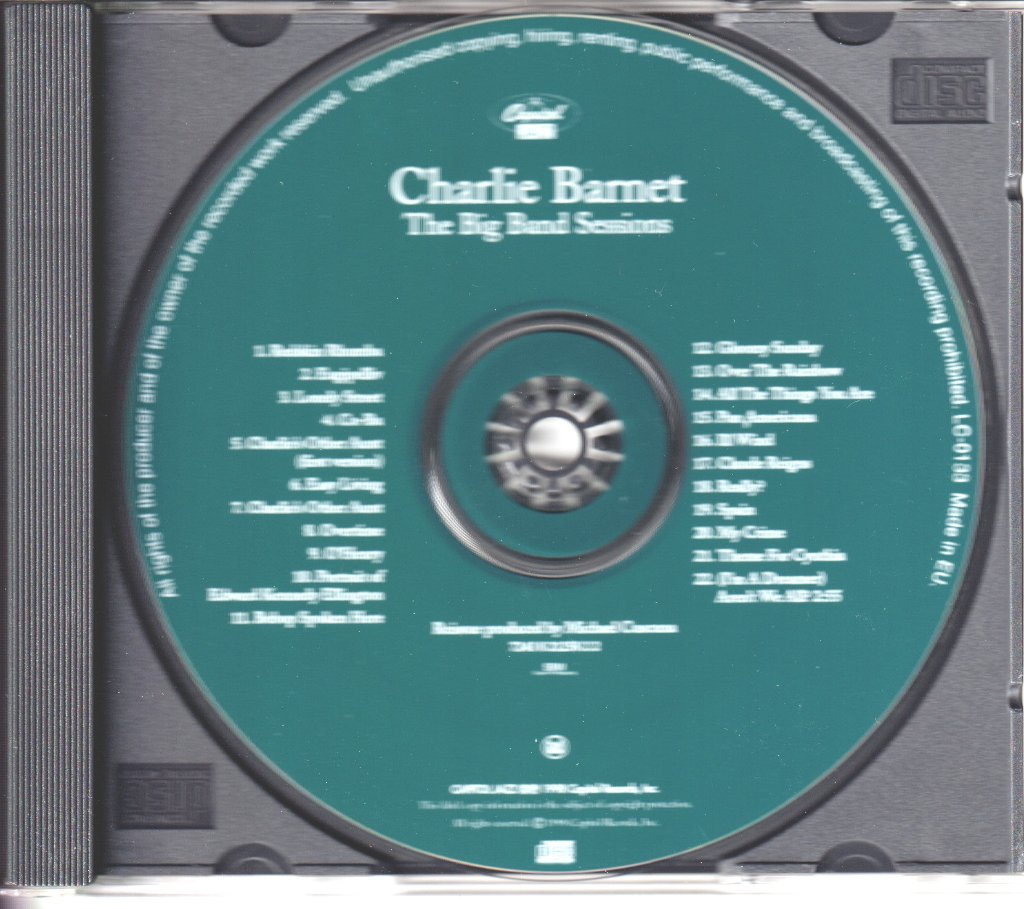Charlie Barnet - Capitol Big Band Sessions - Cd