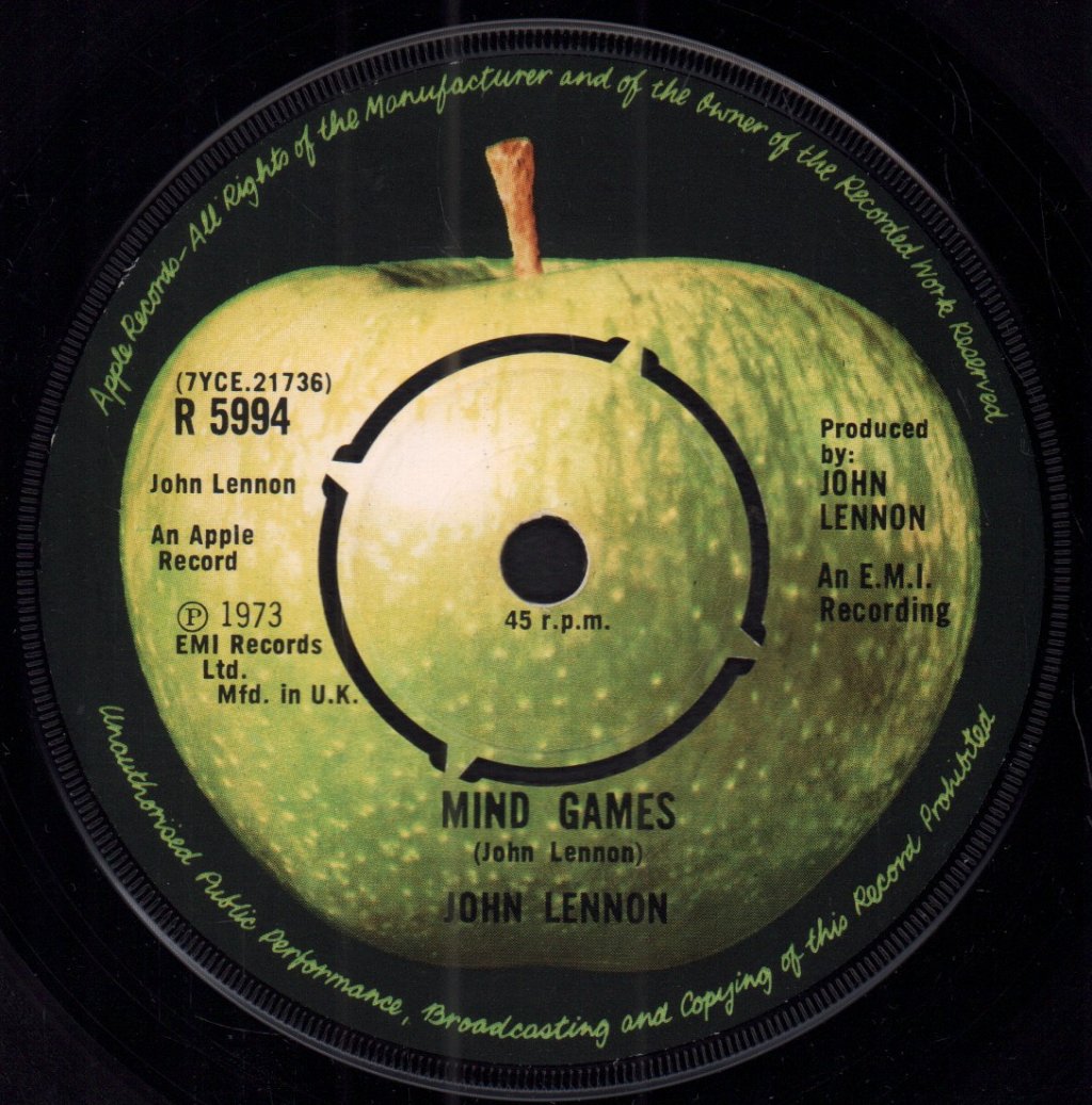 John Lennon - Mind Games - 7 Inch