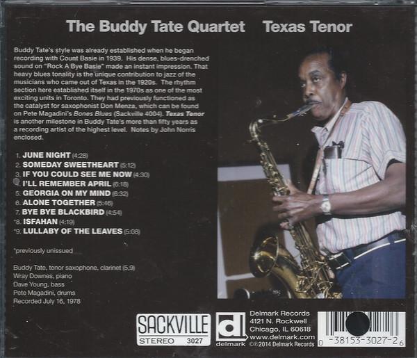 Buddy Tate Quartet - Texas Tenor - Cd