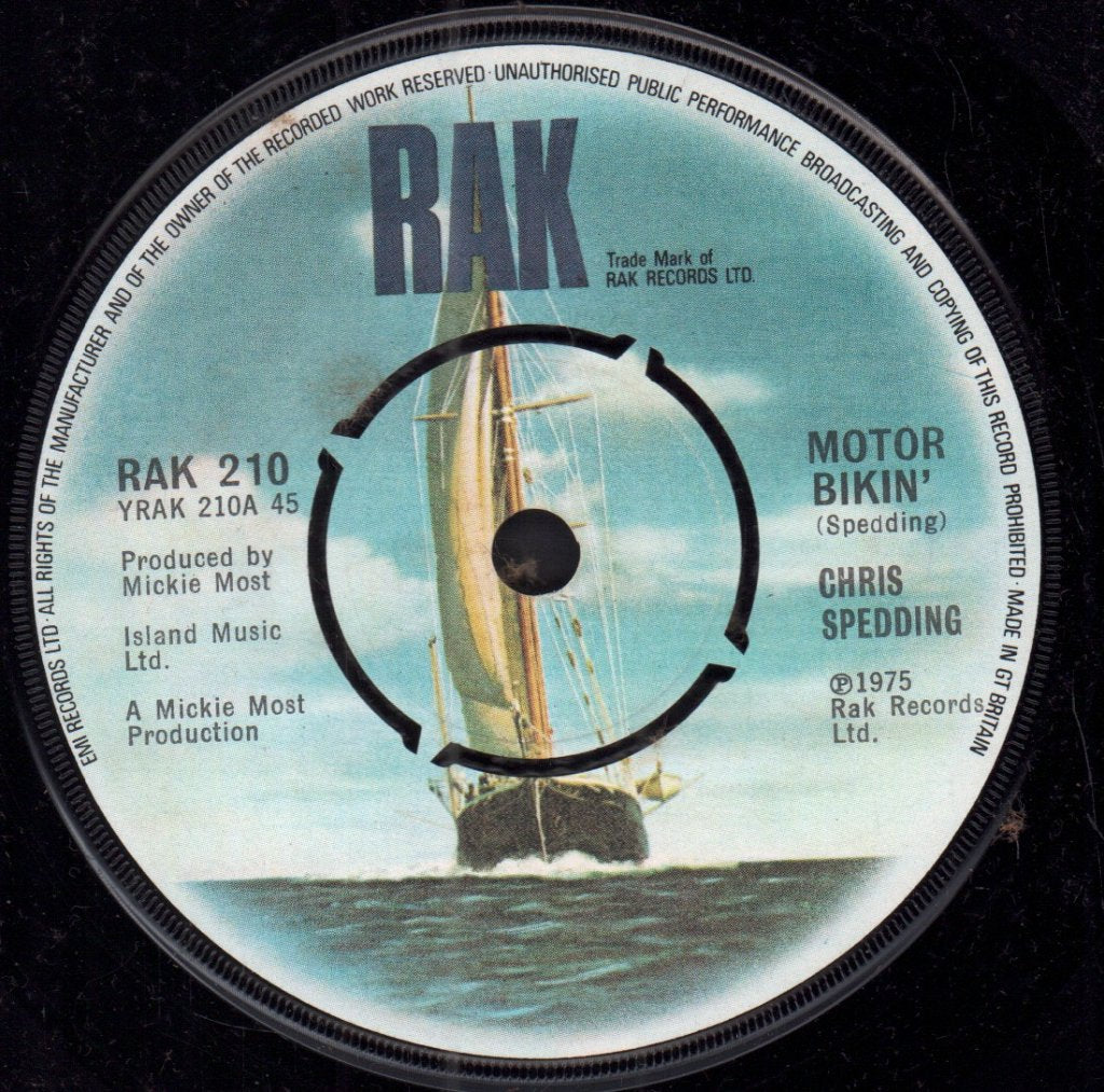 Chris Spedding - Motor Bikin' - 7 Inch