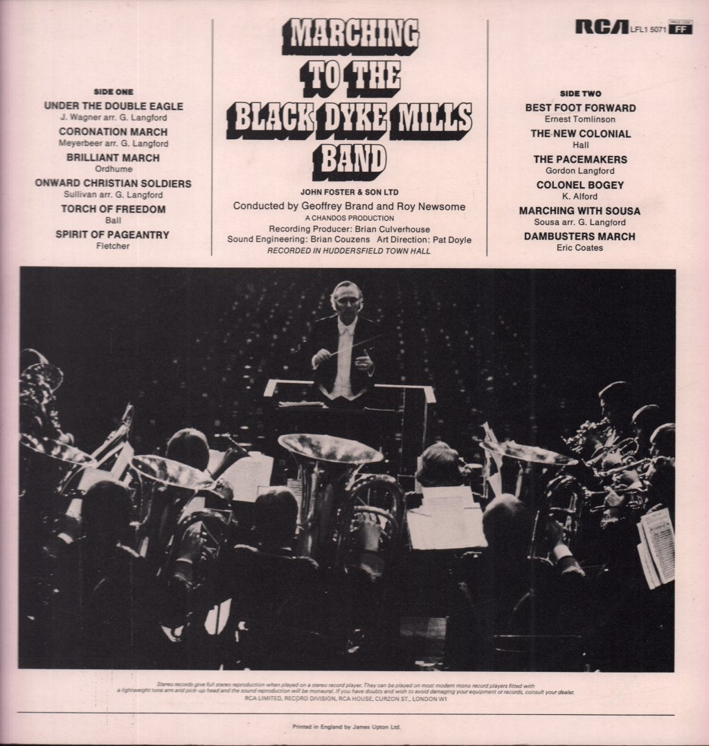 Black Dyke Mills Band - Marching To - Lp