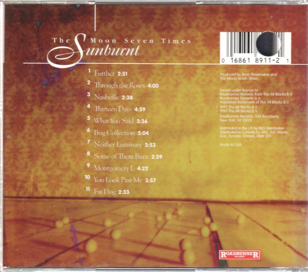 Moon Seven Times - Sunburnt - Cd