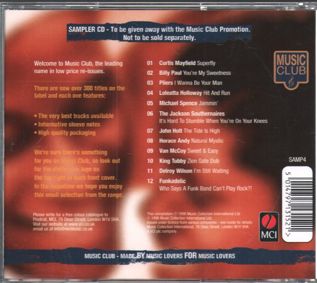 Various Artists - Music Club Soul & Reggae - Cd